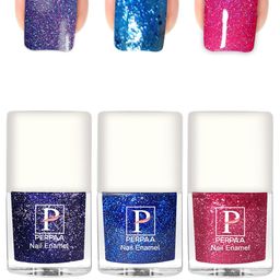 PERPAA 3Pcs Long Lasting Gel Nail Polish - 5ml Each - Royal Blue, Turquoise, Light Pink-picture-6