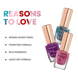 Seven Seas Easy Gel Glossy Finish Nail Polish - 10 ml - Shade No - 270 image 3