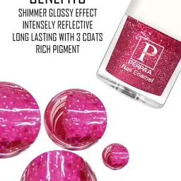 PERPAA Set Of 3 Glitter Light Reflective UV Gel Nail Polish 5ml Each - Shades 91-92-99 image 4