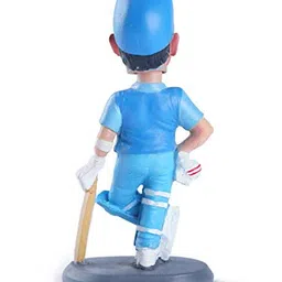 Awestuffs Ms Dhoni Action Figure Collector's Item (Medium, Blue) image 4