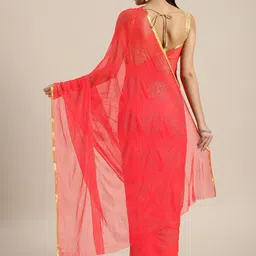 Saree mall Floral Printed Zari Sarees image 2