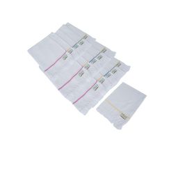 Ramraj Pack Of 16 White Solid 110 GSM Pure Cotton Hand Towels-picture-42