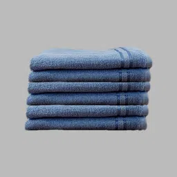 Ramraj Navy Blue Cotton 450 GSM Towel Set-picture-38