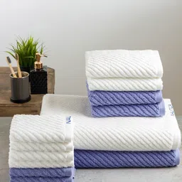 Nautica Set Of 14 Solid Cotton 600 GSM Towel Set-image-0