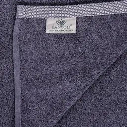 RANGOLI Beige & Grey 4 Pieces 600 GSM Organic Bamboo Hand Towels image 3