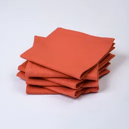 ratan cart TARAN LIVING 6-Pcs Peach-Coloured 170 GSM Face Towels image 2