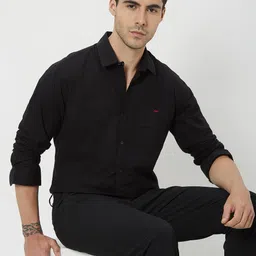 Mufti Trim Slim Fit Casual Shirt-image-69