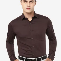 JADE BLUE Slim Fit Cotton Formal Shirt-picture-35