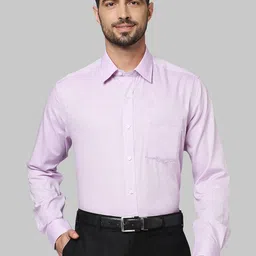 Park Avenue Men Pink Opaque Formal Shirt-image-53