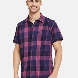 METTLE Buffalo Checked Cotton Casual Shirt-picture-28