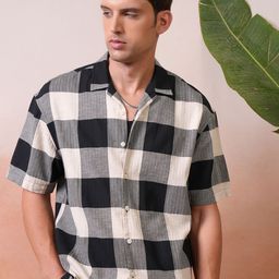 LOCOMOTIVE Premium Textured Cuban Collar Oversized Shirt-picture-42