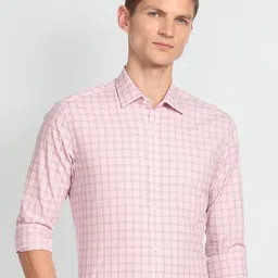Arrow Checked Slim Fit Pure Cotton Formal Shirt-picture-23