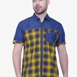 Kuons Avenue Men Smart Slim Fit Checked Casual Shirt-picture-26