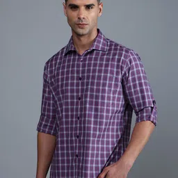 DON VINO Men India Slim Fit Checked Casual Shirt-image-86
