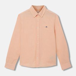 GANT Solid Button Down Regular Fit Shirt-picture-38