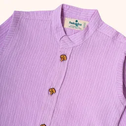 Peekaaboo Kids Boys Opaque Striped Casual Shirt-picture-17