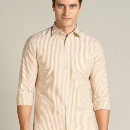 Dockers Vertical Striped Cotton Casual Shirt-image-4