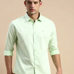 SHOWOFF Comfort Vertical Striped Cotton Casual Shirt-picture-25
