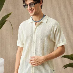 Beyoung Men Opaque Striped Casual Shirt-picture-36