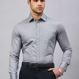 LOUIS STITCH Comfort Opaque Striped Formal Shirt-picture-11