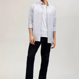 GANT Solid Button Down Regular Fit Shirt image 5