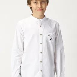 Nautica Boys Premium Opaque Casual Shirt-image-56