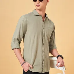 BYFORD by Pantaloons Slim Fit Opaque Casual Shirt-image-51