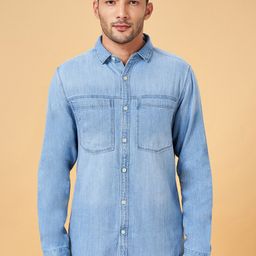 SF JEANS by Pantaloons Slim Fit Cotton Casual Shirt-picture-13