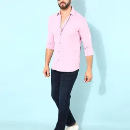 Crimsoune Club Men Classic Slim Fit Opaque Casual Shirt image 1