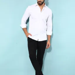 Crimsoune Club Men Classic Slim Fit Opaque Casual Shirt image 1