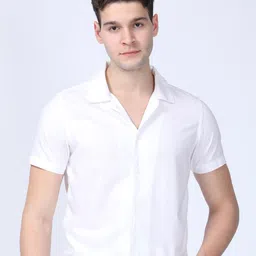 POE Smart Slim Fit Opaque Cotton Casual Shirt-image-6