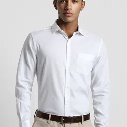 Peter England Elite Cotton Opaque Formal Shirt-picture-24