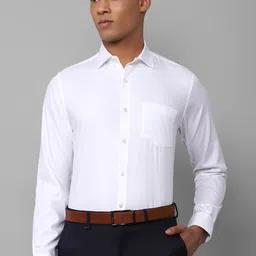 Allen Solly Slim Fit Micro Checks Pure Cotton Formal Shirt-picture-36