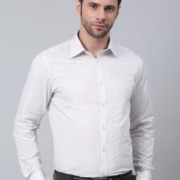 MUTAQINOTI Comfort Spread Collar Cotton Formal Shirt-image-97