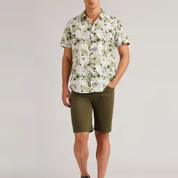 Pepe Jeans Floral Printed Spread Collar Cotton Casual Shirt-picture-33
