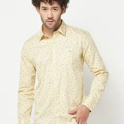 Crimsoune Club Slim Fit Floral Printed Casual Shirt-picture-29