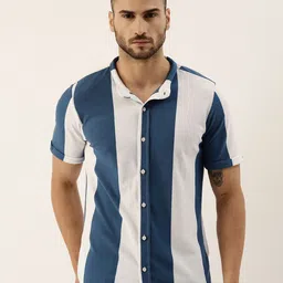 Campus Sutra Classic Fit Striped Opaque Casual Shirt-picture-40