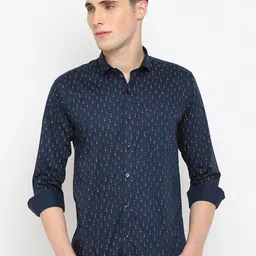 JADEBERRY Conversational Printed Classic Slim Fit Cotton Casual Shirt-image-63