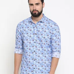 SHOWOFF Men Standard Slim Fit Opaque Printed Casual Shirt-image-93