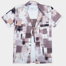 CAVIO Boys Comfort Opaque Printed Casual Shirt image 1