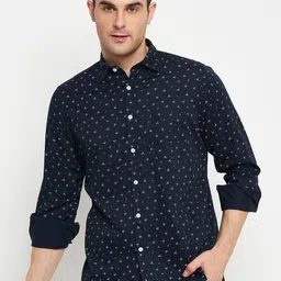 Cantabil Comfort Conversational Printed Cotton Casual Shirt-picture-12