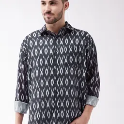 VASTRAMAY Men Premium Printed Casual Shirt-picture-22