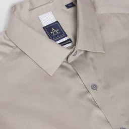 Arrow Button Cuff Long Sleeves Slim Fit Formal Cotton Shirt image 2