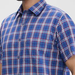 ColorPlus Tartan Checked Cotton Casual Shirt image 2