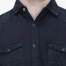 Kuons Avenue Smart Slim Fit Denim Casual Shirt image 3