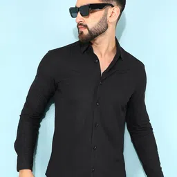 Crimsoune Club Men Classic Slim Fit Opaque Casual Shirt image 2
