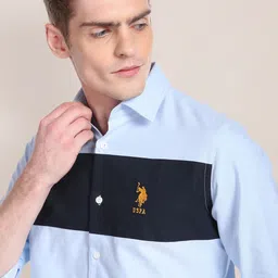 U.S. Polo Assn. Striped Pure Cotton Casual Shirt image 4