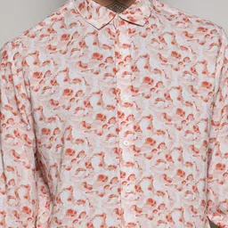 Campus Sutra Classic Abstract Printed Spread Collar Casual Shirt image 3