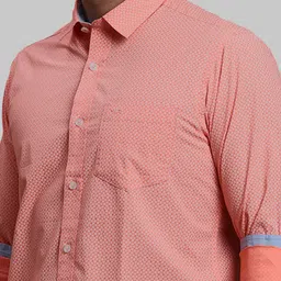 ColorPlus Geometric Printed Cotton Casual  Shirt image 5