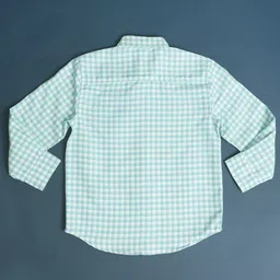 Hoop Boys Regular Fit Gingham Checked Casual Shirt image 2